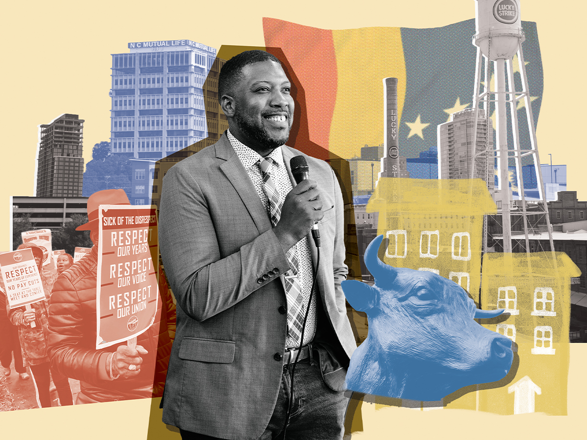 Durham Mayor Leo Williams.