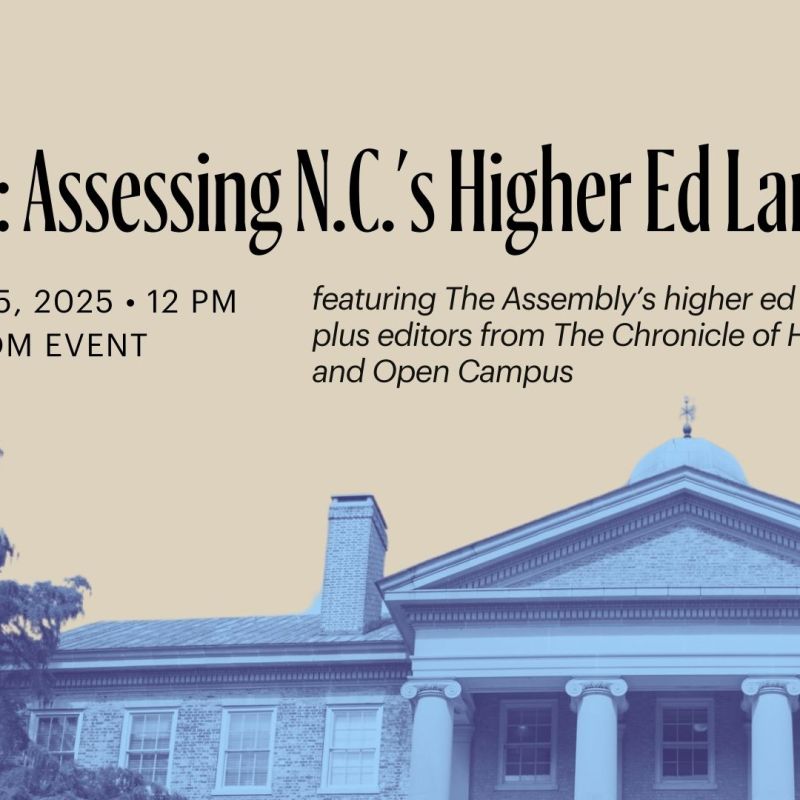 WATCH: Assessing N.C.’s Higher Ed Landscape